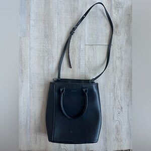 Matt & Nat Black Vegan Leather Cross Body Purse